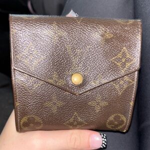 Louis Vuitton Brown Monogram Compact Wallet